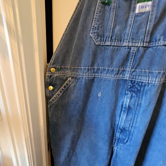 Denim Bib Jeans Overalls Carpenter LIBERTY Cotton Mens Dungaree Farmer 33 X 30 - Picture 13 of 16